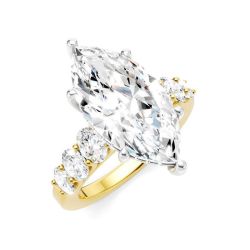 Lyric Topaz Diamond Semi-Mount Ring