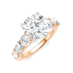 Ivory Signature Diamond Semi-Mount Ring