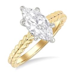 Yama Brio Diamond Semi-Mount Ring