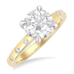 Set Allure Diamond Semi-Mount Engagement Ring