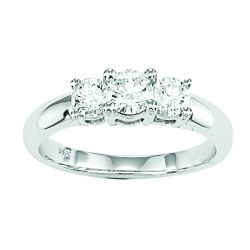 Diamond Classic Three Stone Ring