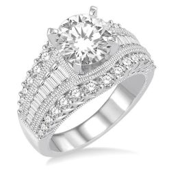 Brahma Myth Diamond Semi-Mount Ring