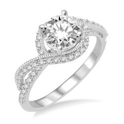 Harbor Prestige 14K White Gold Diamond Engagement Ring
