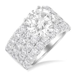 Whisper Glow Diamond Semi-Mount Ring
