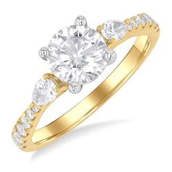 Shiva Anthem Diamond Semi-Mount Ring