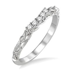 Solstice Whisper Aura Diamond Wedding Band
