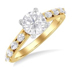 Azure Sonnet Diamond Semi-Mount Ring