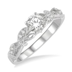 Persephone Prestige 14K White Gold Diamond Engagement Ring