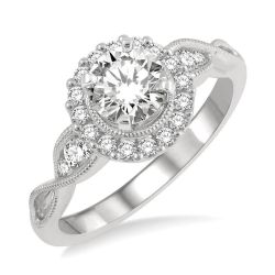 Hermes Arc Diamond Semi-Mount Ring