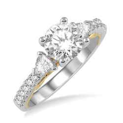 Hanuman Radiance Diamond Semi-Mount Ring