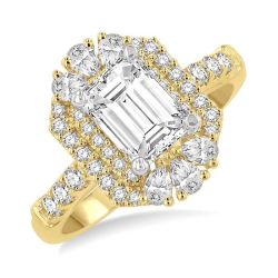 Baldur Trinity Diamond Semi-Mount Ring