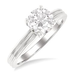 Grace Whisper Diamond Semi-Mount Ring