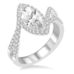 Arcadia Chalice Diamond Semi-Mount Ring