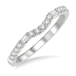 VioVerVel 14K White Gold Diamond Ring