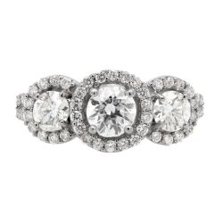 Celestia Trilogy Diamond Ring 2.00 CTW