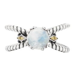 Alaria Moonstone Scrollwork Ring