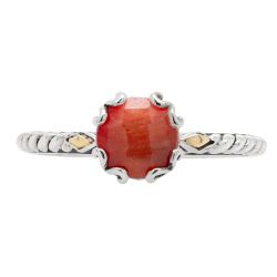 Serelle Ruby Scrollwork Ring