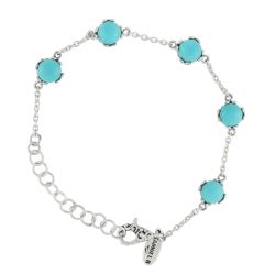 Caelora Turquoise Station Bracelet