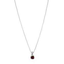Serelle Garnet Pendant Necklace
