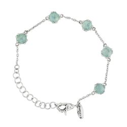 Solenne Aquamarine Station Bracelet