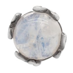 Solenne Moonstone Stud Earrings