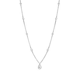 Celeste Diamond Drop Necklace