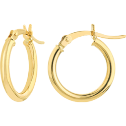 10k Yellow Gold Hoop Earrings