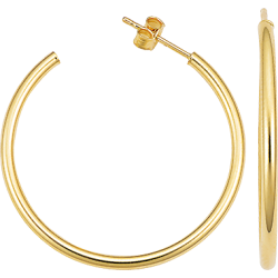 14k Yellow Gold Hoop Earring