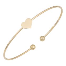 Heart Shaped Bangle