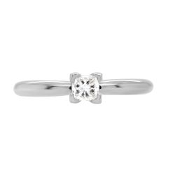 Solstice Princess-Cut Diamond Ring