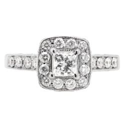 Mirage Halo Diamond Ring