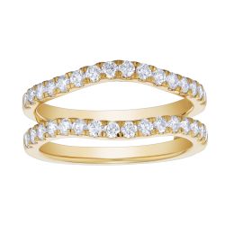 Diamond Prong Set Insert Ring