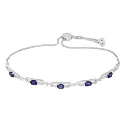 Sapphire Serenity Adjustable Bracelet