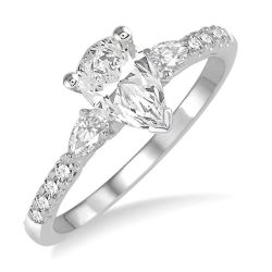 Prairie Paragon 14K White Gold Diamond Engagement Ring