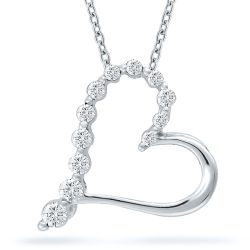 Diamond Heart Journey Pendant