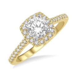 Prairie Aureate White Gold Diamond Engagement Ring