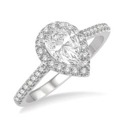 LinSolOn IsIonVio 14K White Gold Diamond Ring