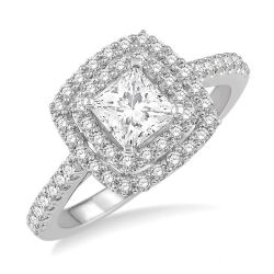 Valley Sovereign 14K White Gold Diamond Engagement Ring