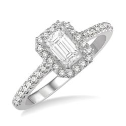 SolLoCa 14K White Gold Diamond Ring