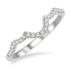 VelZenTh ZenLuxLux 14K White Gold Diamond Ring