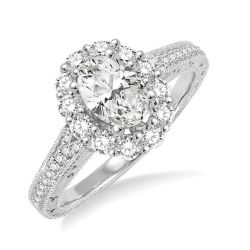 Persephone Majestic 14K White Gold Diamond Engagement Ring