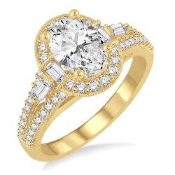 Rain Diamond Semi-Mount Ring