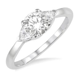 OnLuxIon 14K White Gold Diamond Ring