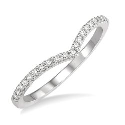 Seraph Arcadia Grove Chevron Diamond Wedding Band