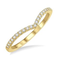 Bellona Chorus Poise Chevron Diamond Wedding Band