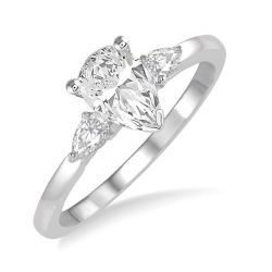 ArCaLys 14K White Gold Diamond Ring