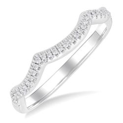 VelVerVio VelOraTh 14K White Gold Diamond Ring