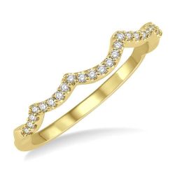 Celestia Mirage Poise Diamond Wedding Band