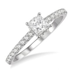 Andromeda Echo 14K White Gold Diamond Engagement Ring