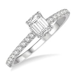 ElRaTh LinXeLo 14K White Gold Diamond Ring
